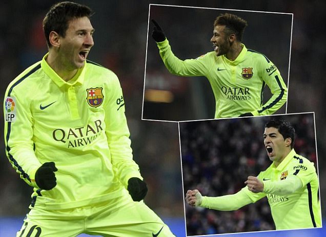 Barcelona Ungguli Madrid Satu Poin, Tekuk Bilbao 5-2